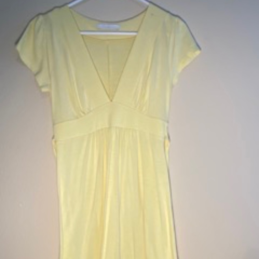 Charlotte Russe yellow midi dress